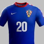 Kroatien 2014 WM Auswärtstrikot