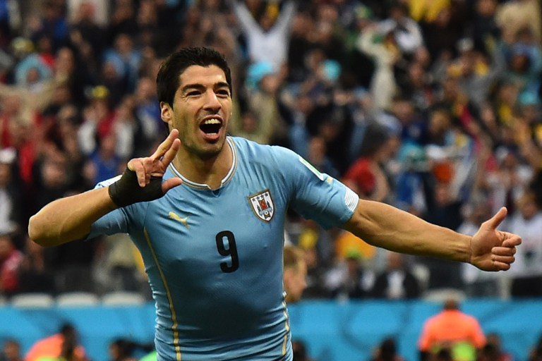 Luis Suárez im Uruguay Trikot bei der WM 2018 (Foto AFP)